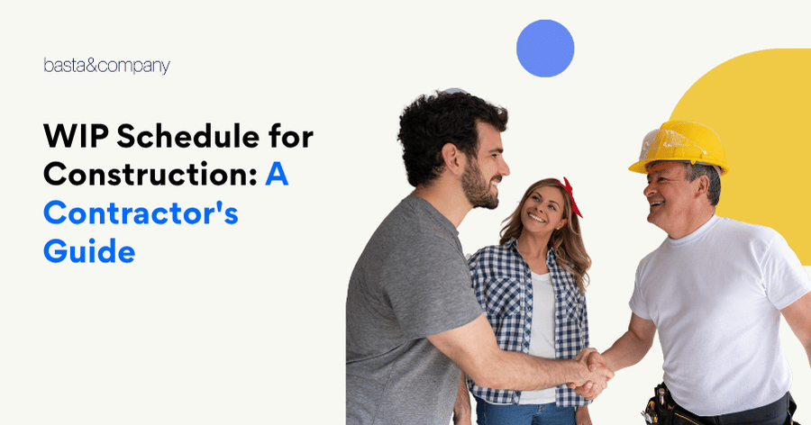 WIP Schedule for Construction A Contractor's Guide